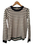 Hem & Thread Striped Sweater Long Sleeves