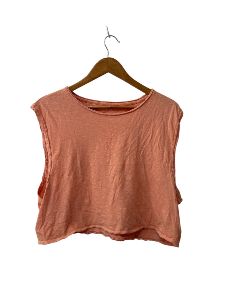 American Eagle Sleeveless Crop Short Sleeves