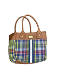 Tommy Hillfiger Plaid Tote Handbags