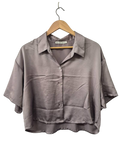 Abercombie & Fitch Button-Up Blouse Short Sleeves
