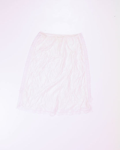 White  Slip Skirt, M