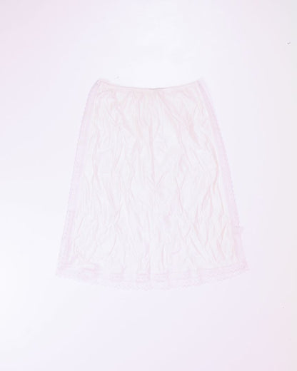 White  Slip Skirt, M