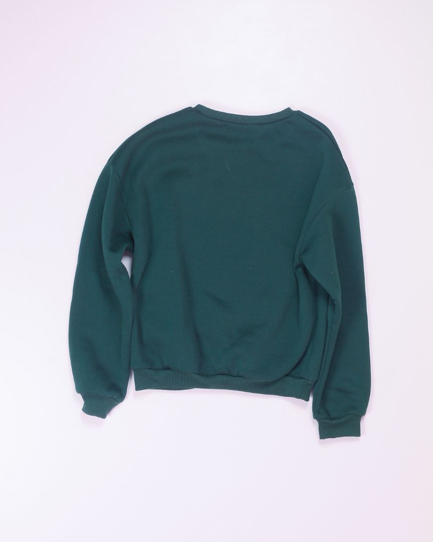 Green Shein Crewneck, S