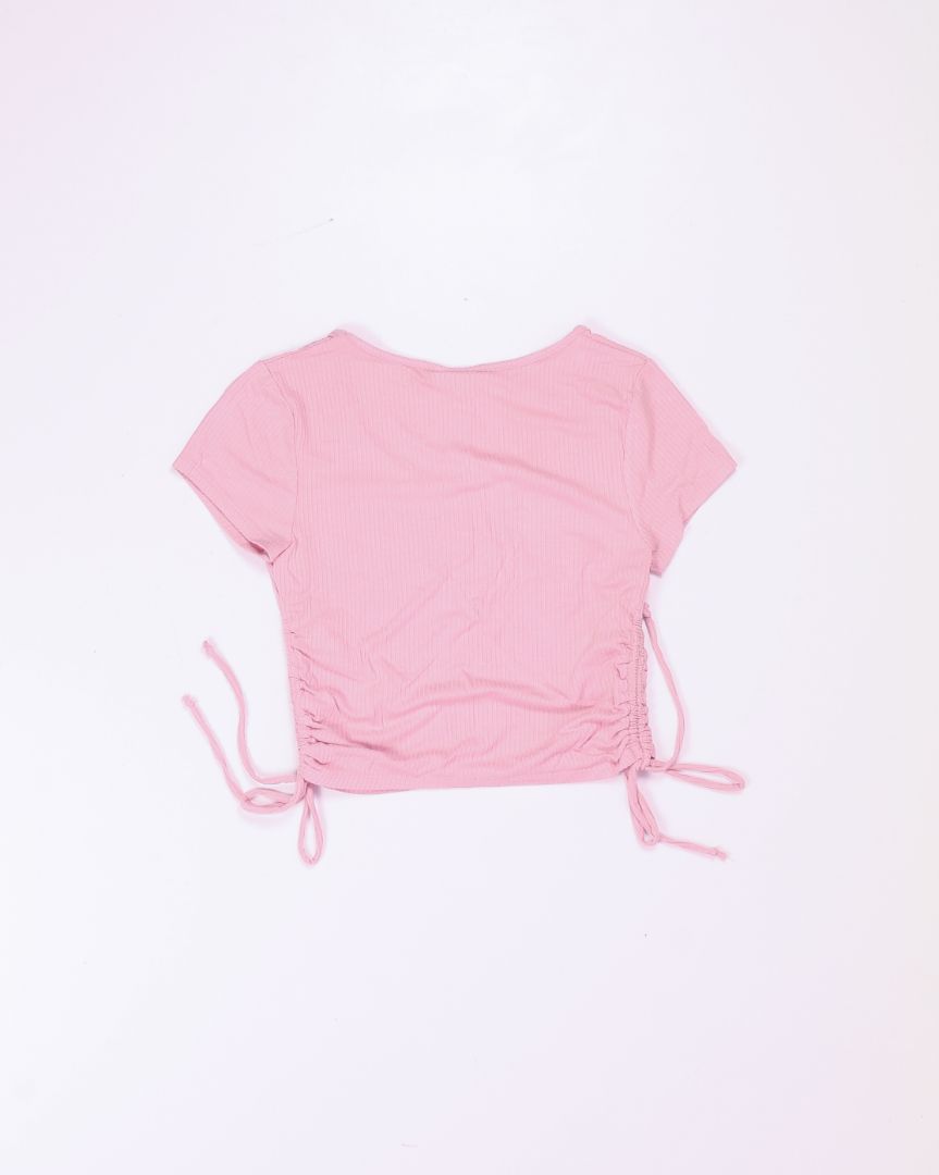 Pink Wild Fable Cinched Tee, S