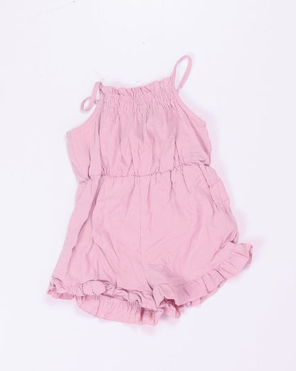 Pink Shein Romper, 18-24M