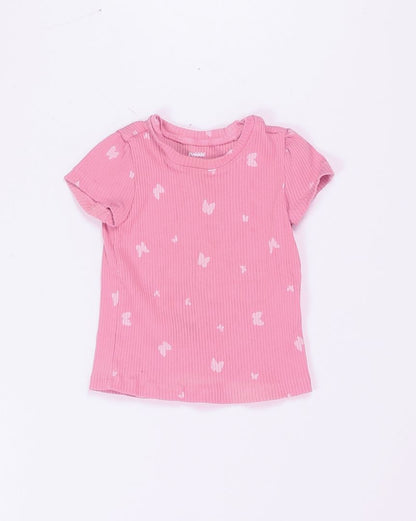 Pink Pekkle Tee Shirt, 2T