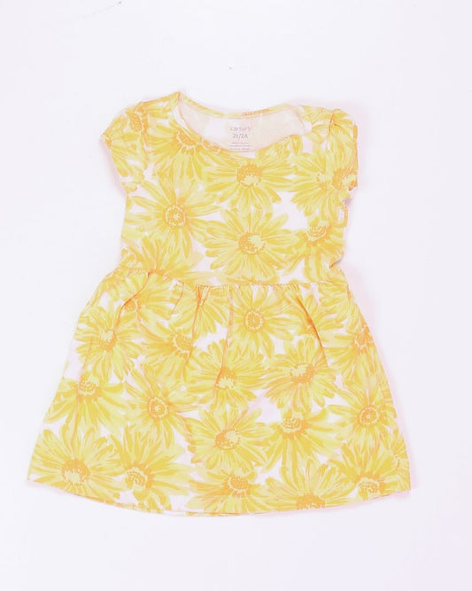 Yellow Carter's Dress, 2T