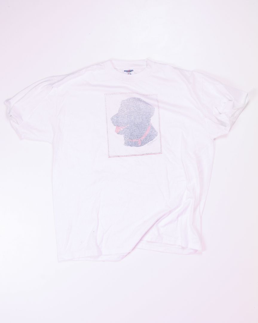 White Jerzees Graphic Tee, XL