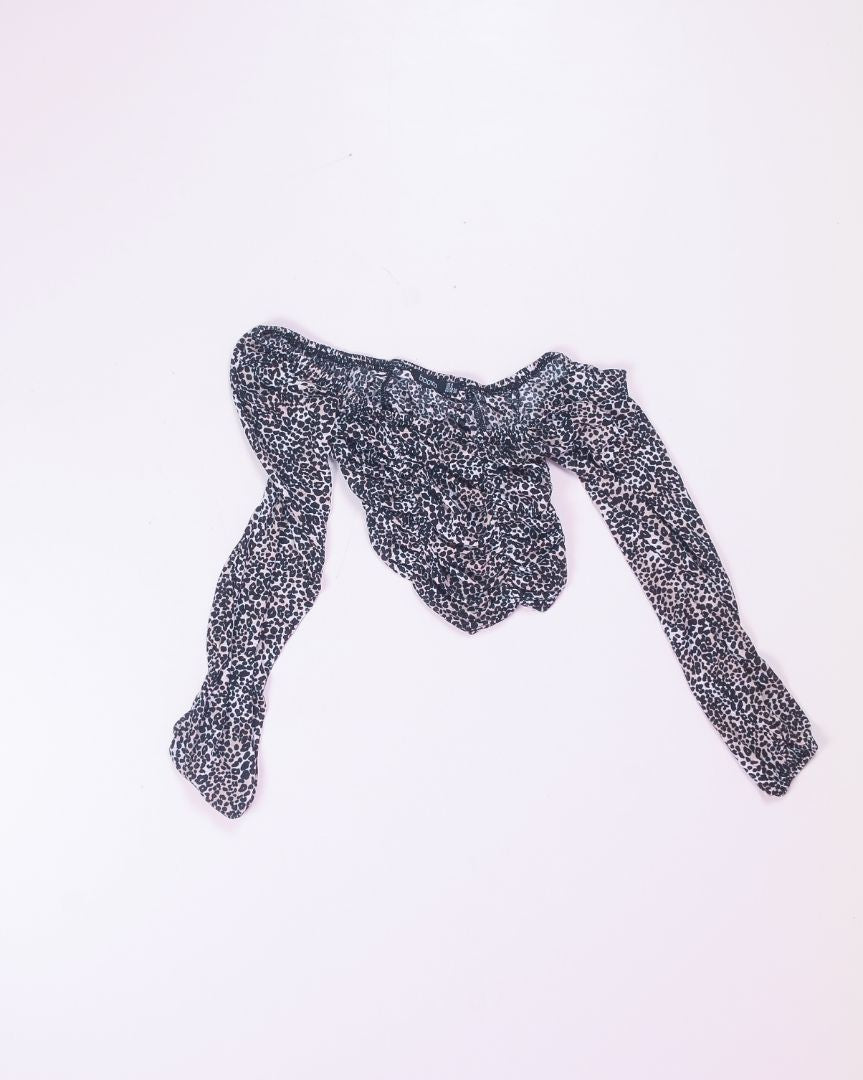 Black BooHoo Cropped Long Sleeve, 0