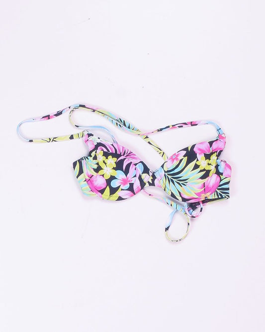 Black Celebrity Pink Bikini Top, S