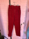 Red Corduroy Trousers, 18
