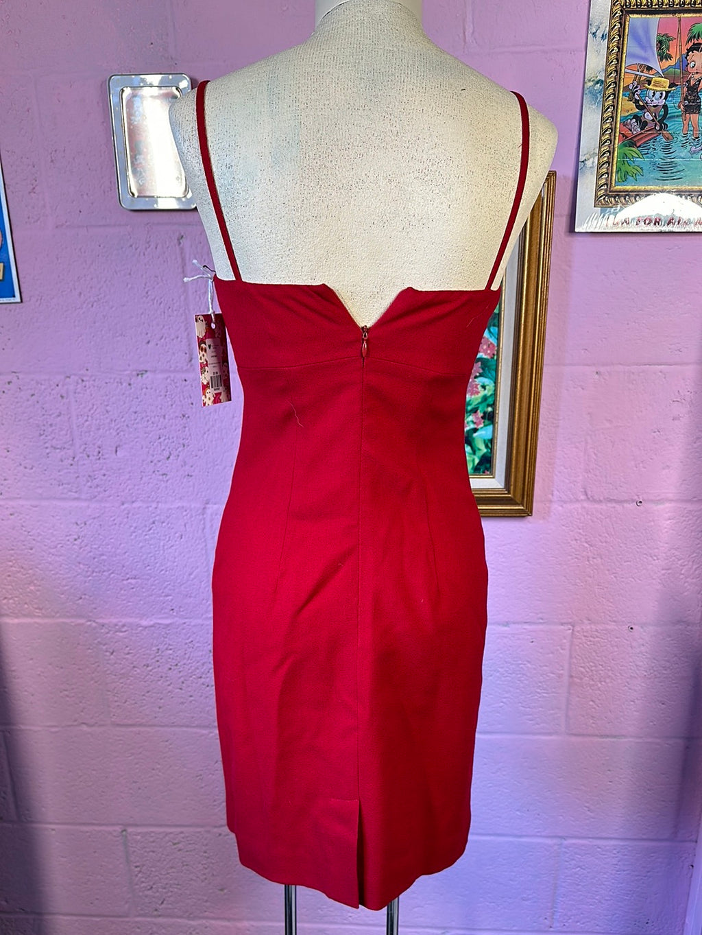 Red Hugo Buscati Mini Dress, 4