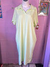 Green Ava & Viv Terry Cloth Maxi Dress, 2X