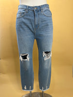 Muselooks Distressed Mom Jeans, 15