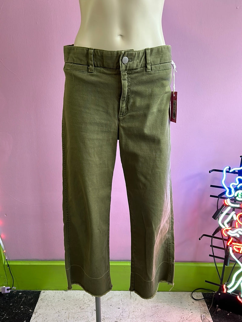 Green Gap Wide Leg Pants, 4