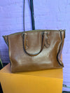 Brown Ralph Lauren Leather Tote Bag