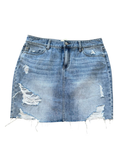 Liverpool Denim Skirt, 8