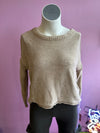 Tan Carly Jean Los Angeles Slouchy Sweater, M