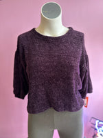 Purple Ophelia Roe Casual Sweater, L