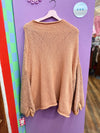 Pink Free People Fuzzy Sweater, S