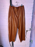 Red Worthington Leather Pants, 8