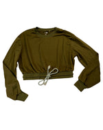 Green Me to We Cropped Long Sleeve, S