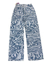 Shein Squiggle Wide Leg Jeans, XS