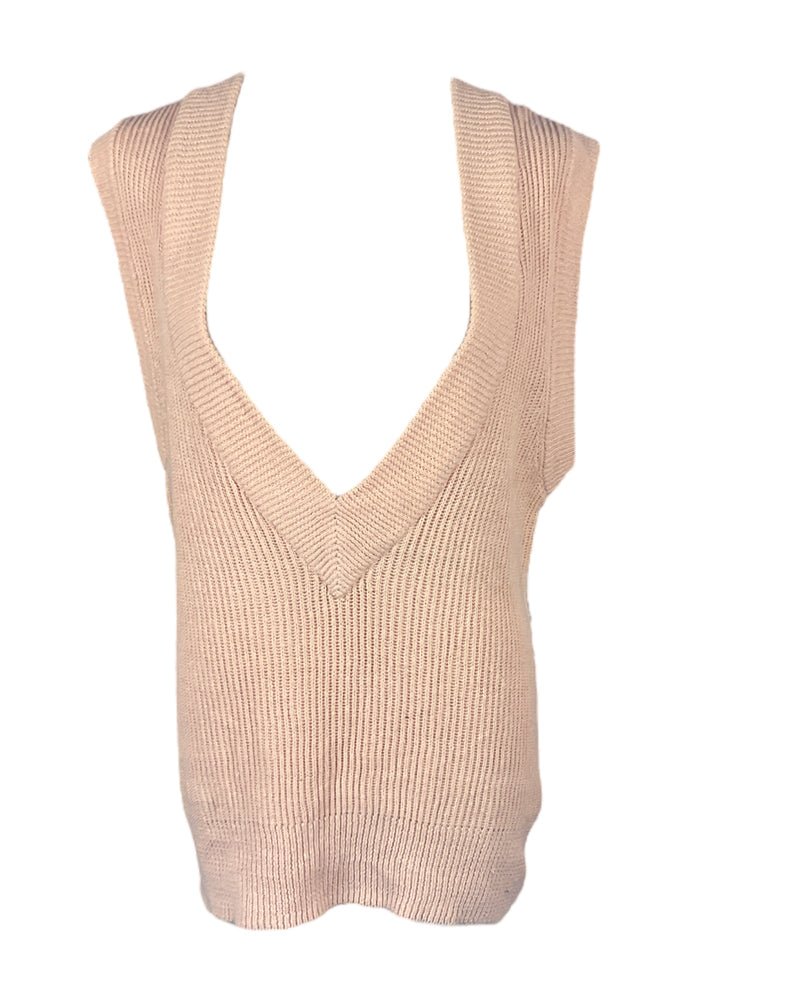 Pink Forenza Sweater Vest, L