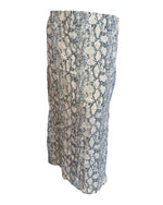 Gray American Eagle Snakeskin Print Midi Skirt, M