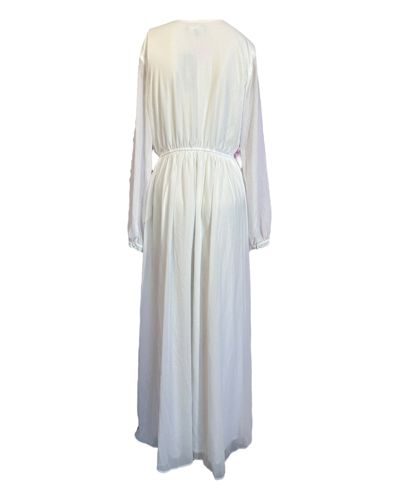 White Lulus Maxi Dress, M