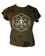 Green Tiedye By Product Graphic Tee, L