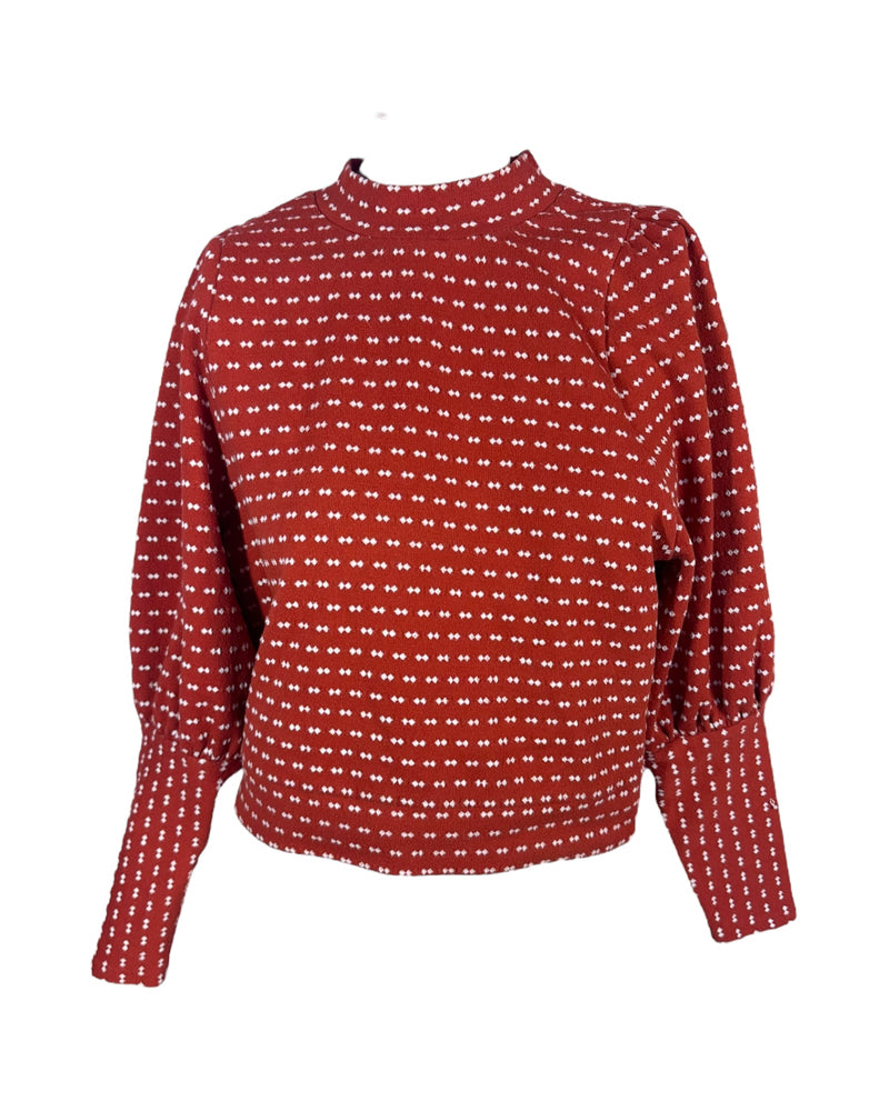 Red Madewell Blouse, XS
