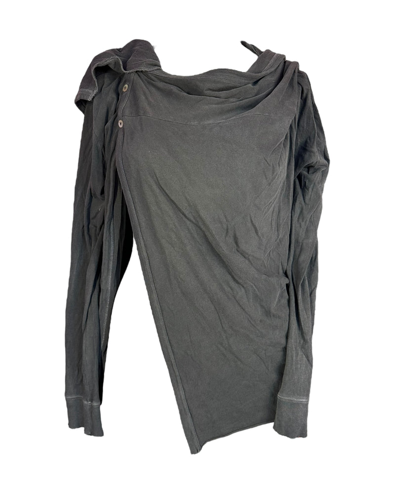 Gray We the Free Wrap Top, L