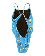 Blue Floral Jolyn One Piece Swimsuit, S