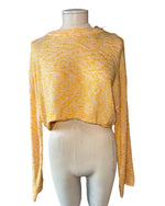 Orange Divided by H&M Cropped Long Sleeve, M