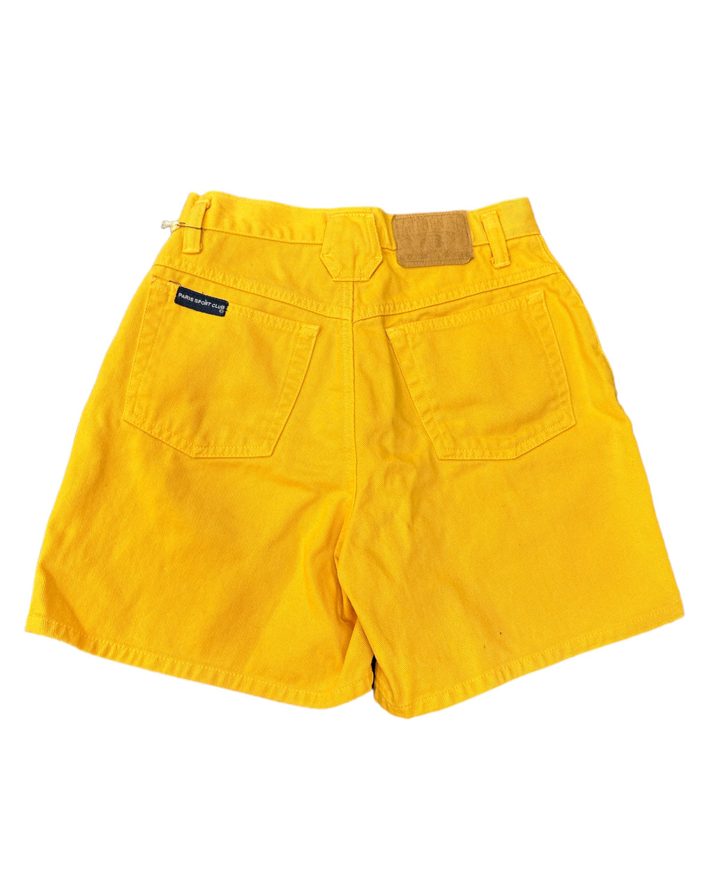 Yellow Paris Sport Club Denim Shorts, 4