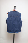 Denim Roebucks Sherpa Lined Vest, L