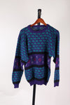 Green/Purple  Sweater, M