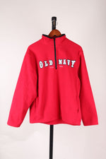 Red Old Navy Quarter Zip, L