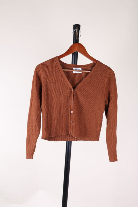 Brown Old Navy Buttoned Long Sleeve, L