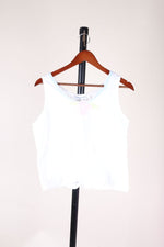 White Cinnamon-Stick Cropped Tank, 16