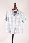 Blue/Green Basic Editions Button Down, XL