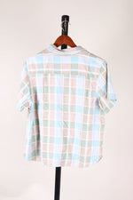 Blue/Green Basic Editions Button Down, XL