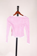 White/Pink One Step Up Long Sleeve, L/XL