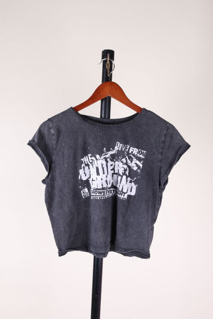 Black Hollister Graphic Tee, L