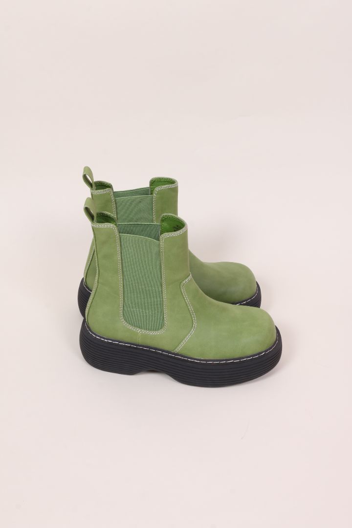 Green Dolls Kill Chunky Boots, 9