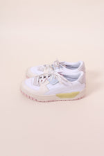 White/Pastel Pums Low Rise Sneakers, 8.5