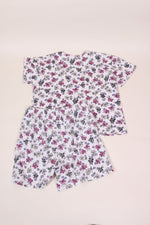 White Jaclyn Smith Tee + Shorts Set, L