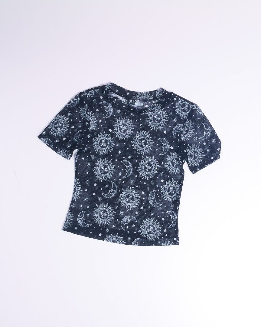Black 3 Girls Clothing Baby Tee, XS