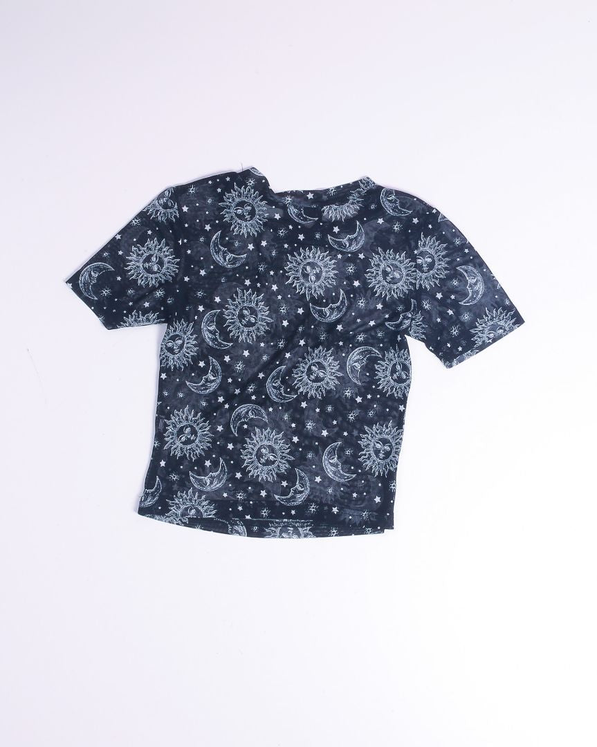 Black 3 Girls Clothing Baby Tee, XS